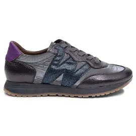 Wonders A-4810 Damen Weite E Grau/Lila 39
