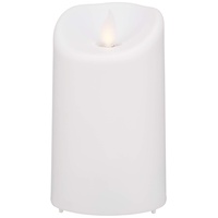 Star Trading Best Season LED-Kerze"M-Twinkle" aus Kunststoff, weiss