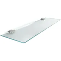 Tulup Glasregal Transparent, Glas, 45x0.6x13 cm Wohnzimmer, Regale, Wandregale