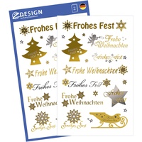 Zweckform Z-Design, Sticker, Weihnachtssticker