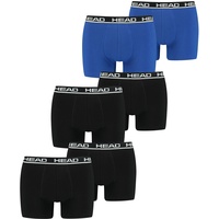 HEAD Herren Boxershort Basic Boxer 4er 6er 8er Multipack in XL Schwarz 005 &  Blau / Schwarz 006