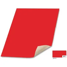 Folia Plakatkarton glutrot 10 Bögen 48 x 68 cm 380 g/qm
