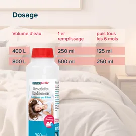 microactiv® Konditionierer für Wasserbetten 4 x 250 ml