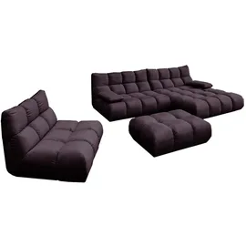 KAWOLA Drehsessel VIVIEN Velvet 0 x 0 x 0 cm Lila