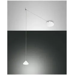 Isabella LED-Hängeleuchter aus Metall und Methacrylat 3410-41-102 Fabas Luce