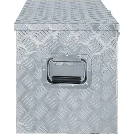 deluke Aluminiumbox mit Deckel 110,5x38,5x40cm Silber