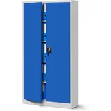 Jan Nowak - Büroschrank C001 Aktenschrank Lagerschrank Mehrzweckschrank Metallschrank 4 Fachböden