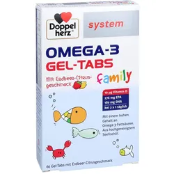 Doppelherz Omega-3 Gel-Tabs family Erdb.-Ci system