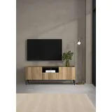 INOSIGN TV-Board »Bergen TV-Möbel, Fernsehtisch, TV-Unit, Media-Möbel, Sideboard,«, 2 Türen, verstellbaren Böden,1 Schublade, Kabelmanagement, B:147 cm