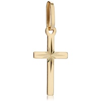 NKlaus Kreuzanhänger Kettenanhänger Kreuz 14x7mm 333 Gelb Gold 8 Karat (1 Stück)