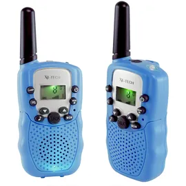 X4-Tech Walkie Talkie 2er Set blau