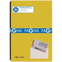 Pagna Unterschriftenmappe 20 Fächer gelb