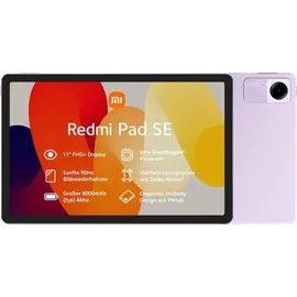 Xiaomi Redmi Pad SE 11.0'' 8 GB RAM 256 GB Wi-Fi lavender purple