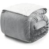 Blumtal Kuscheldecke, Grau, Rechteckig, 240x220 cm, Oeko-Tex® Standard 100, Wohntextilien, Decken, Kuscheldecken