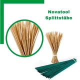 Novatool - 1000x Spaliere 1000x 80 Cm X 6,5 Mm I Natur I Pflanzstäbe Rankhilfe Bambus Vielseitig Einsetzbar