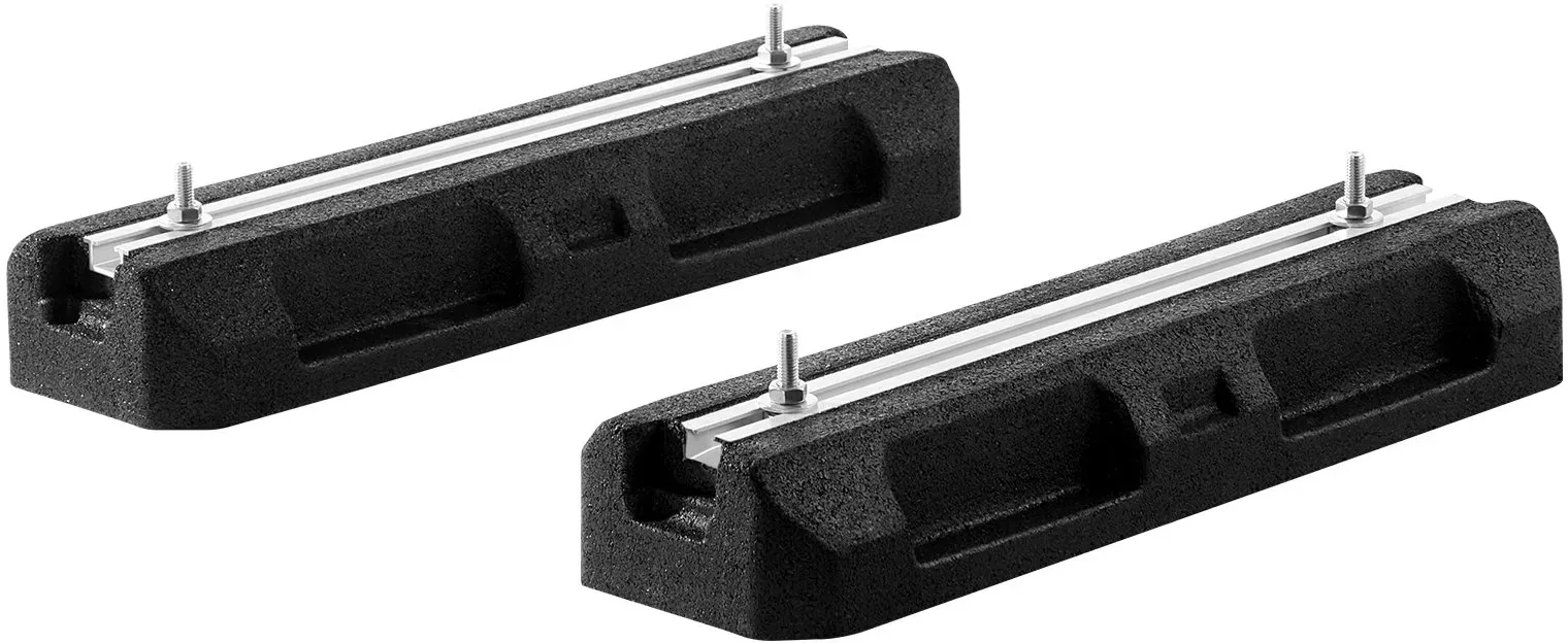VEVOR Bodenkonsole für Mini-Split-Klimaanlagen, Dämpfungssockel für 9000–36000 BTU AC-Wärmepumpensystem, Bodenmontage Basissatz Antivibrationspads aus Gummi, Maximale Belastung 1000 kg