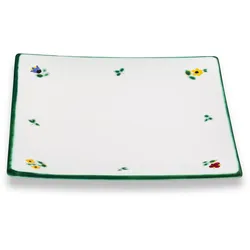Gmundner Keramik Streublumen, Dessertteller Trend (20x20cm)