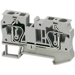 Schneider Electric NSYTRR62 Linergy Klemmleiste zur Durchleitung, 6mm2, 41A, 1 Ebene, 1x1, Feder, grau - 50 Stück