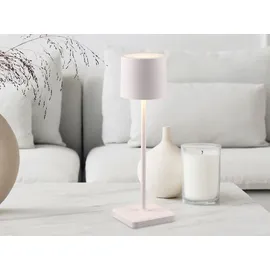 meine wunschleuchte 2er SET Akku LED Outdoor Tischlampen Weiß kabellos ohne Strom mit Touch dimmbar