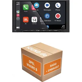 JUST SOUND best choice for caraudio Autoradio Einbaupaket JBL Legend 700D passend für Opel Vivaro B + Navi 80 IntelliLink | CarPlay Wireless Android Auto Wireless