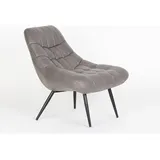 SalesFever Relaxsessel XXL Kunstleder 76 x 85,6 x 85,6 cm Dunkelbraun