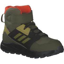 Adidas Terrex Trailmaker High Cold.RDY Hiking Shoes Wanderschuhe, Focus Olive/Pulse Olive/Orange, 33 EU