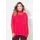 MIAMODA Druckbluse oversized rot 54-56