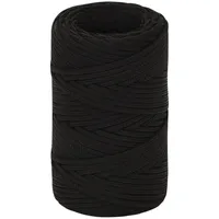 VidaXL Arbeitsseil Schwarz 2 mm 100 m Polyester