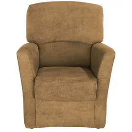 Polstermöbel Oelsa Sessel Toga Mikrofaser 75 x 92 x 80 cm Braun