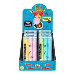 TRENDHAUS Radierstift Twist 3ST sortiert 965035 Alles f.d. Schule Neon