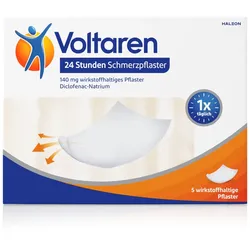 Voltaren 24 Stunden Schmerzpflaster 5 St Pflaster
