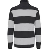 !Solid Rollkragenpullover Grau XXL