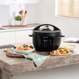 Instant Pot XL 7.1L 7-in-1 Smart Cooker - Reiskocher, Sautierpfanne, Joghurtbereiter, Dampfgarer und Speisewärmer, Schwarz