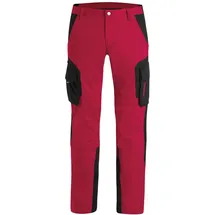 FHB Bundhose Fabian elastisch 125300 Gr. 56 rot/schwarz
