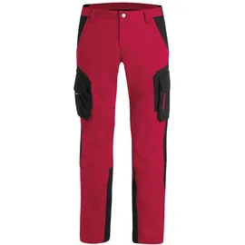 FHB Bundhose Fabian elastisch 125300 Gr. 56 rot/schwarz