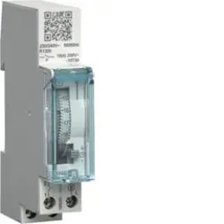 Hager EHN011 Elektromechanische Schaltuhr mit Gangreserve Tagesuhr 1S 16A