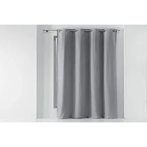Douceur d'intérieur Douceur d'Intérieur, Verdunkelungsvorhang in Grau, Blickdicht, Chambray
