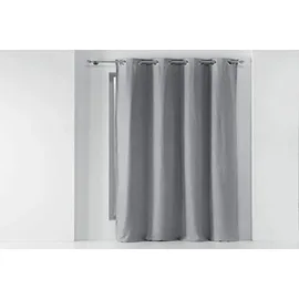 Douceur d'intérieur Douceur d'Intérieur, Verdunkelungsvorhang in Grau, Blickdicht, Chambray