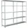 SCHULTE Regalwelt Schulte Set 1 Steckregal und 1 Anbauregal Weiß 200 cm x 220 cm x 50 cm