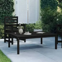vidaXL Gartentisch 121x82,5x45 cm Massivholz Kiefer
