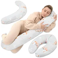 Totsy Baby Stillkissen XXL 190 cm Pregnancy Pillow Body Pillow Seitenschläferkissen Schlafkissen Lagerungskissen Kissen mit Bezug aus Baumwolle Oeko-Tex