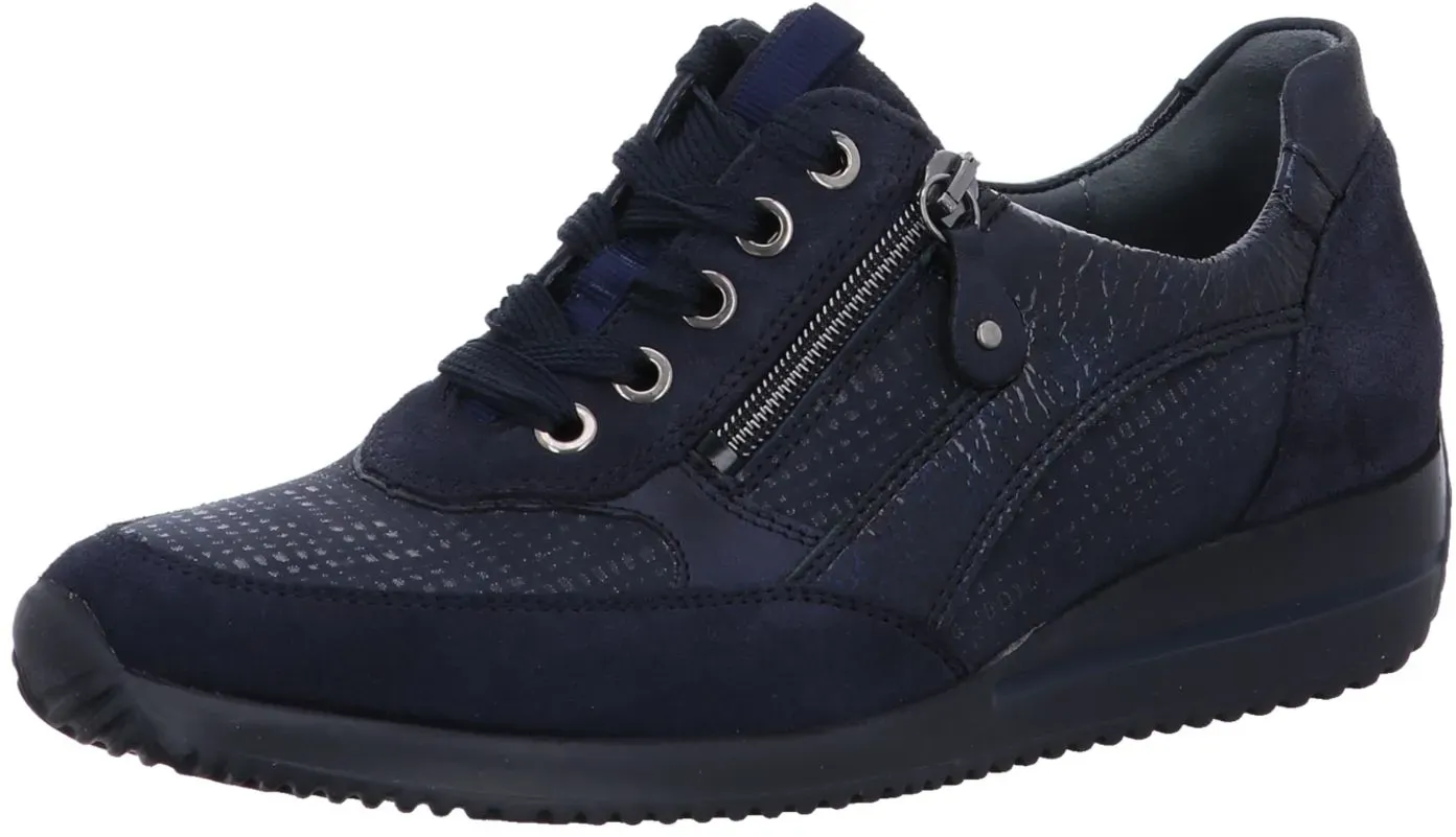 Waldläufer Schnürschuh Himona blau 39