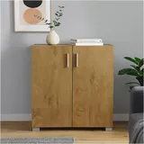 Hti-Living Sideboard 60 x 77 x 31 cm Blau / Braun