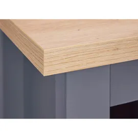 Interlink Weinschrank 76,8 x 33 x 124,4 cm Grau