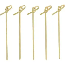 Papstar Fingerfood-Spieße Knoten 250 St. 10 cm Braun