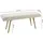 Wohnling Sitzbank Salim Beige 117 x 51 cm