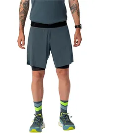 Dynafit Ultra 2/1 Shorts Herren Blau/Grün XL