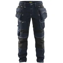 Blåkläder 19901141 Werker Hose Stretch X1900, Marineblau / Schwarz, C54