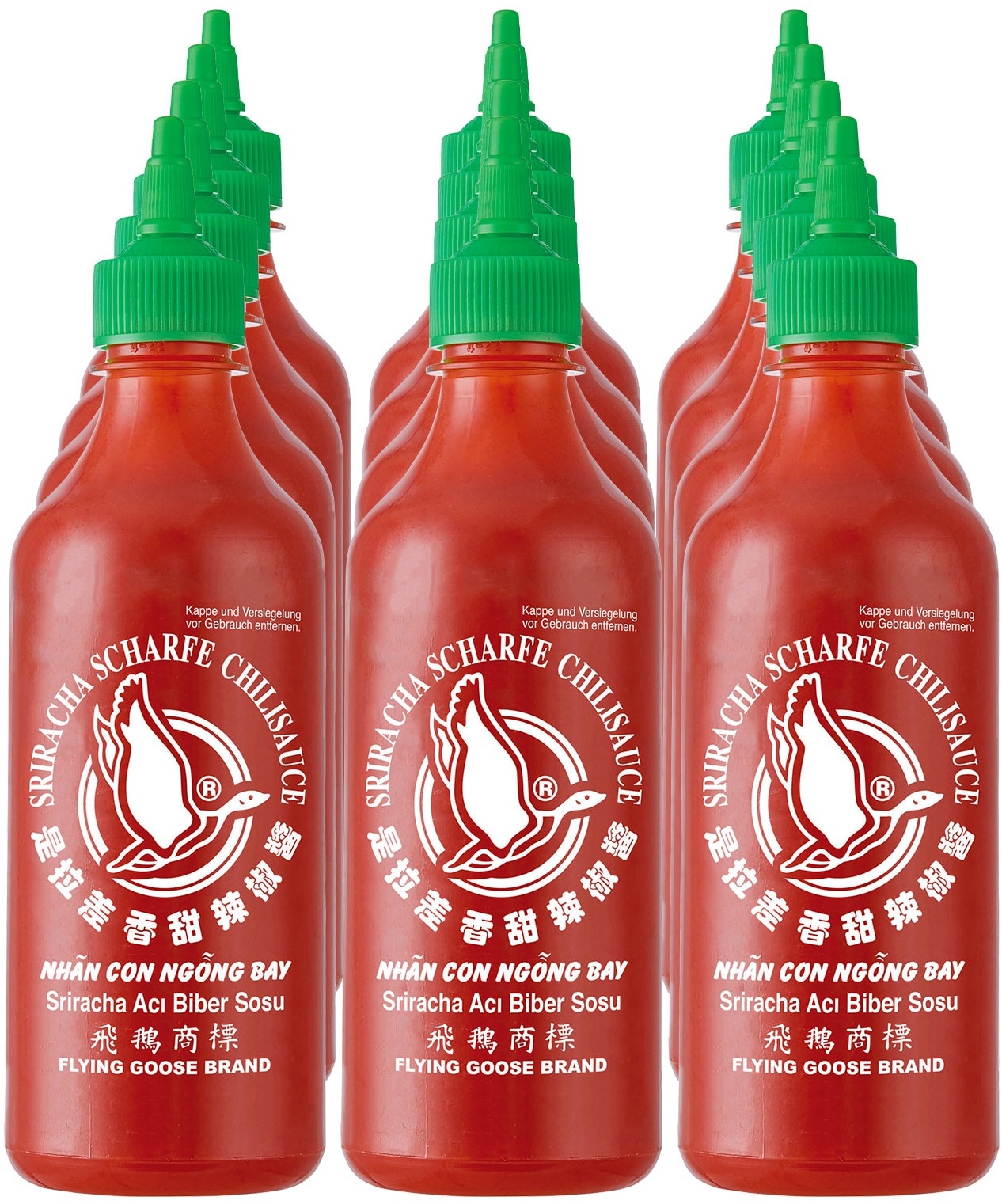 Flying Goose Sriracha Chillisauce 455 ml, 12er Pack