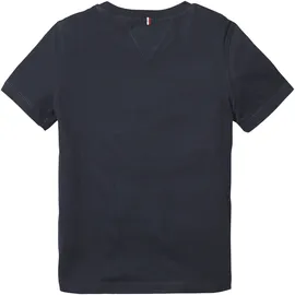 Tommy Hilfiger Jungen T-Shirt Kurzarm Rundhalsausschnitt, Blau (Sky Captain), 3 Jahre